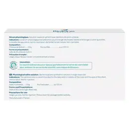 Biolane Expert - Sérum Physiologique - Solution nasale stérile - 20 unidoses