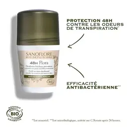 Sanoflore Déodorant Flora Roll-On 48h Bio 50ml