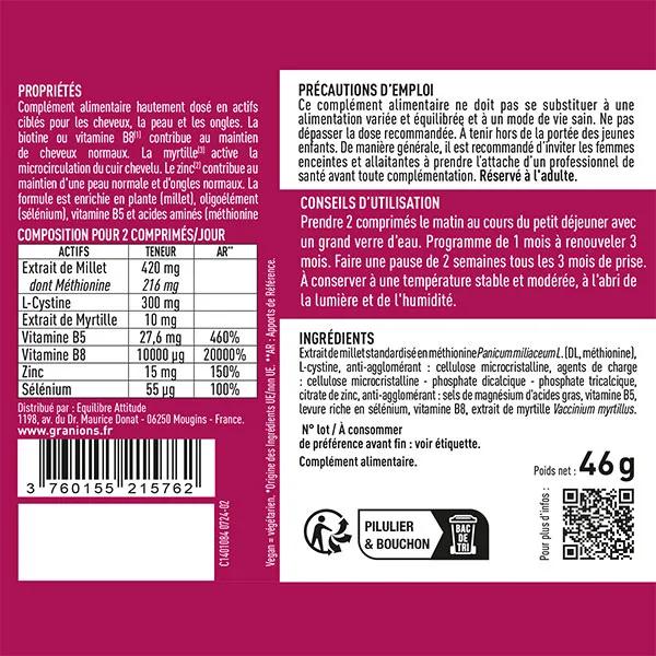 MyVita Biotine 2500 µg - Complément Alimentaire En Gelée De Pectine D'agrumes, Boîte De 60 Gels, Neuf