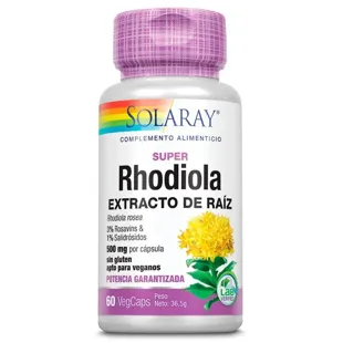 Super Rhodiola Solaray 60 Vegetable Capsules