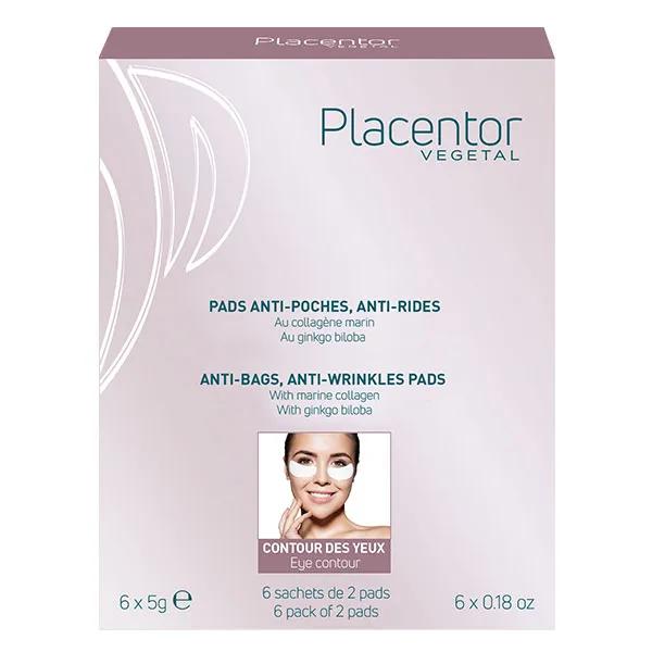 Placentor Pads eye puffiness anti-wrinkle box 6