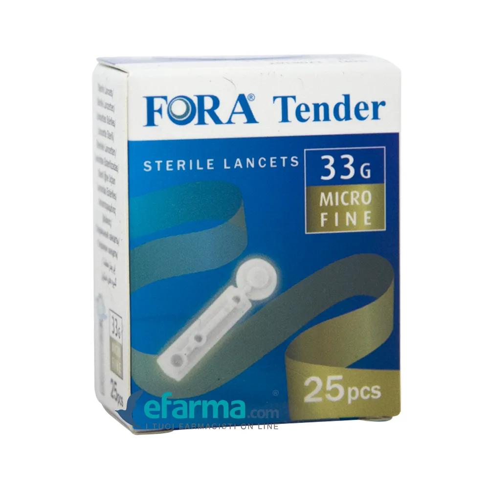 Fora Tender Lancette Pungidito 33G Microfine 25 Pezzi