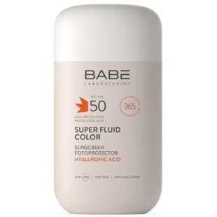 Babe Super Fluid Sunscreen SPF50 with Color 50ml