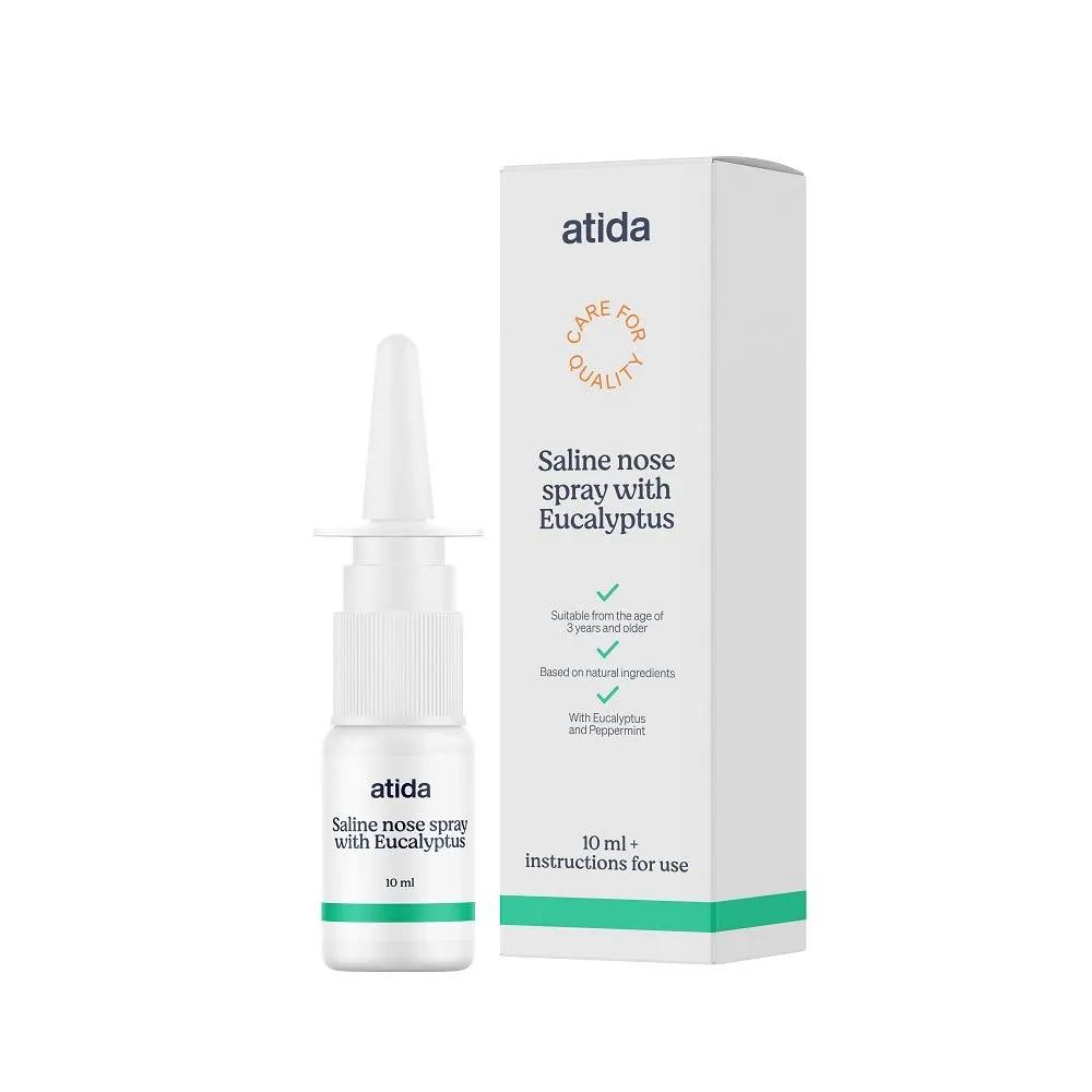 Atida Spray Nasale Salino Con Eucalipto 10 ml