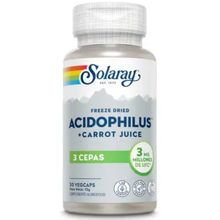 Solaray Acidophilus Vegan 30 Vegetable Capsules