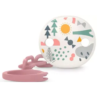 Suavinex Chupetero con Pinza Walk Rosa +0m