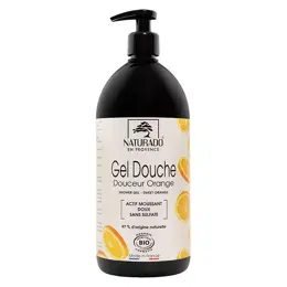 Naturado Gel Douche Douceur Orange Bio 1L