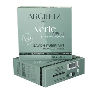 Argiletz Sapone Naturale Purificante Argilla Verde Profumo Colonia 100g