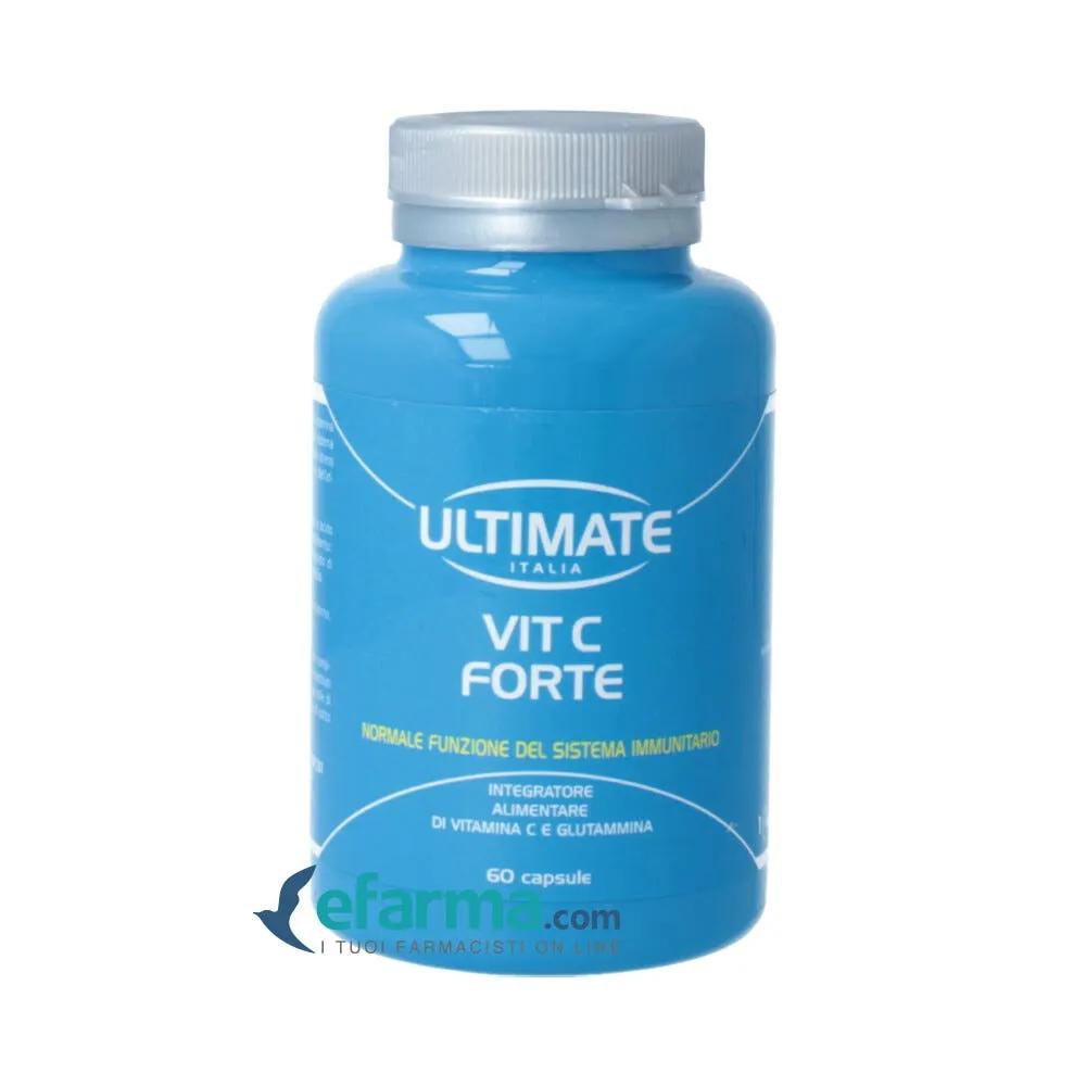 Ultimate Italia Vit C Forte Integratore per il Sistema Immunitario 60 Capsule