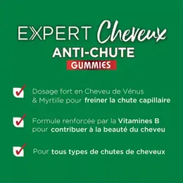 Forté Pharma Expert Anti Chute de cheveux & Beauté des cheveux 60 gummies