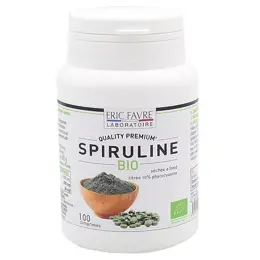 Eric Favre Tonus & Immunité Spiruline Bio 100 comprimés