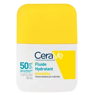 CeraVe Fluido Idratante Invisibile con Protezione Solare SPF 50 per il Viso 50ml