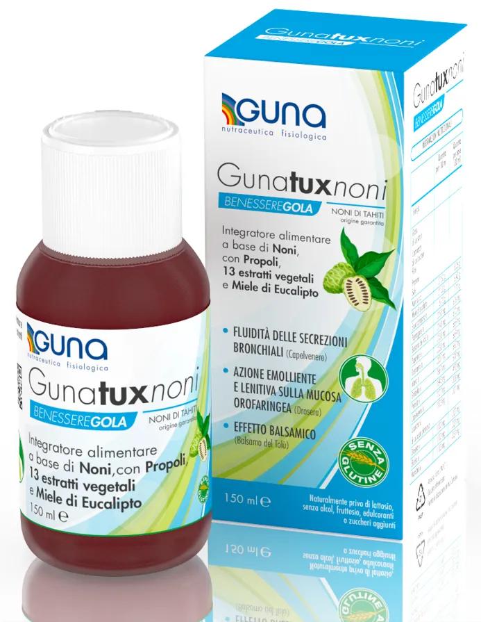 Guna Gunatuxnoni Benessere Gola Soluzione Orale Integratore Per le Vie Respiratorie 150 Ml