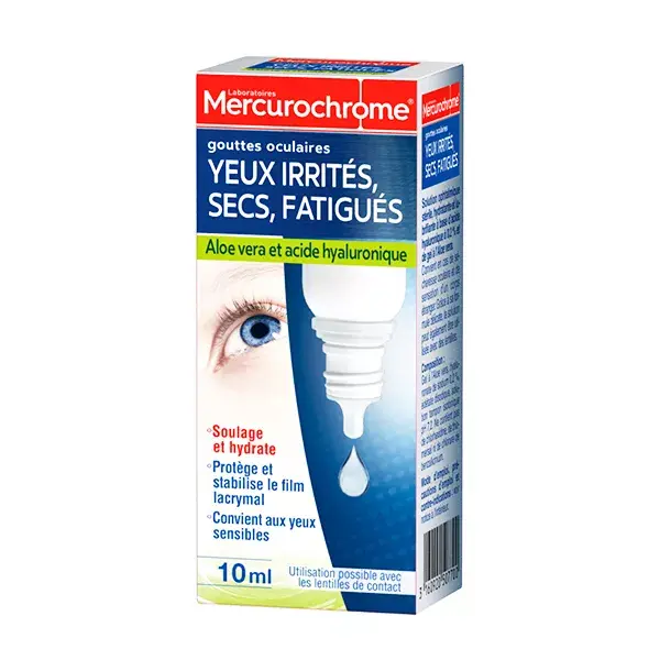 Mercurochrome 3 in 1 Dry & Irritated Eye Drops 10ml 