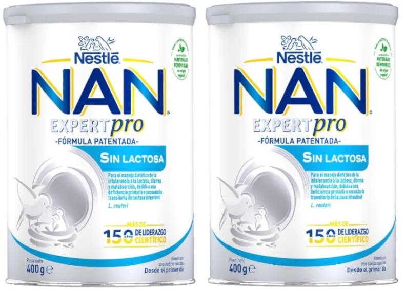 Nestlé Nan Expert Pro Lactose Free 2x400 gr