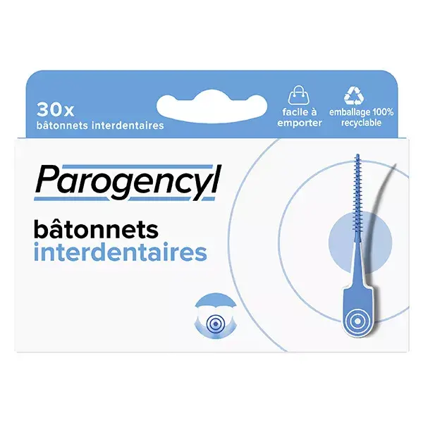 Parogencyl Bâtonnets Interdentaires 30 unités