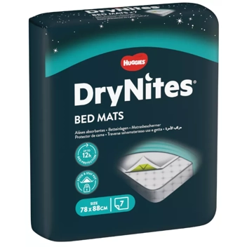 Huggies DryNites - Pañales de noche muy absorbentes para niños de
