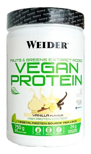 Weider Proteína Vegana Sabor baunilha 750gr