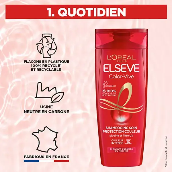 L'Oréal Elsève Color-Vive Champú Protección de Color 290ml