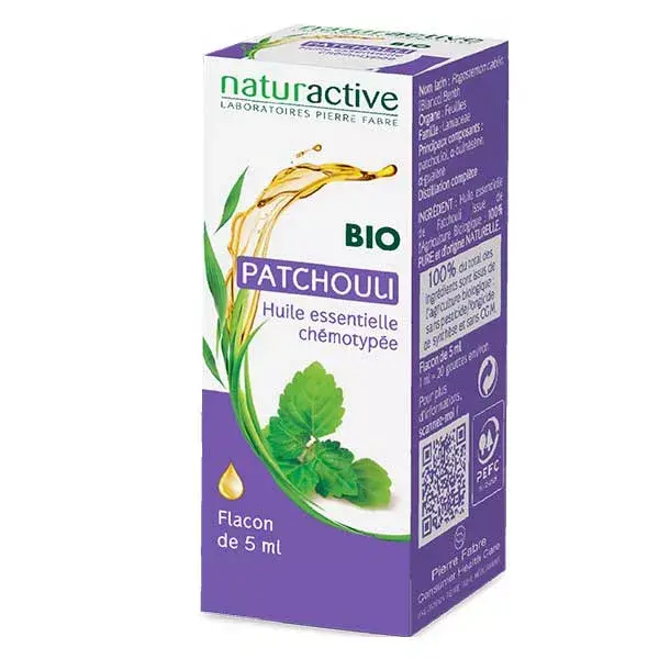 Naturactive aceite esencial orgnico pachuli 5ml