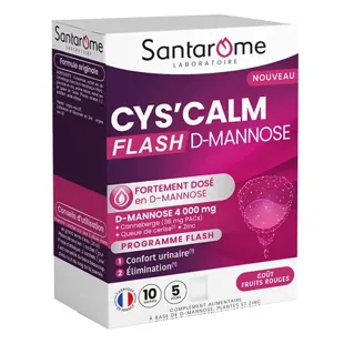 Santarome Cys'Calm D-Mannose Flash Disagio Urinario 15 compresse