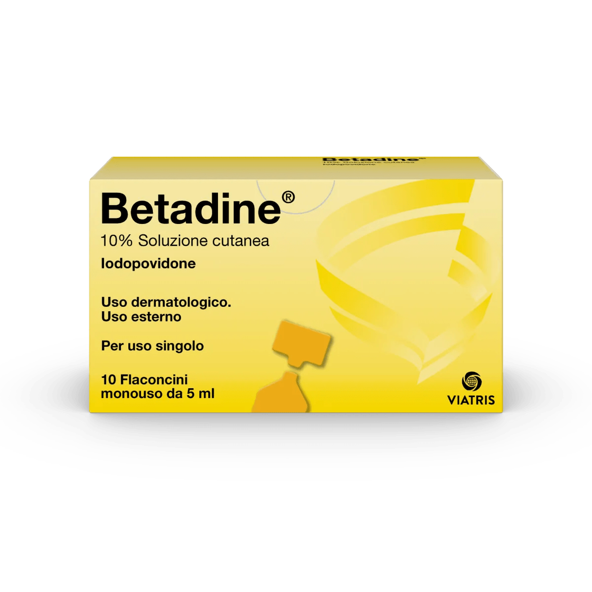 Betadine 10% Soluzione Cutanea Flaconcini Monouso 10x5 ml