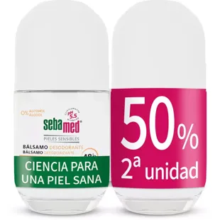 Bálsamo Desodorante Roll-on Sebamed 2ª unidade a 50%