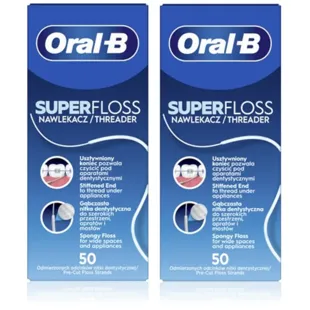 Oral-B Super Floss Dental Floss 2x50 Precut Strands