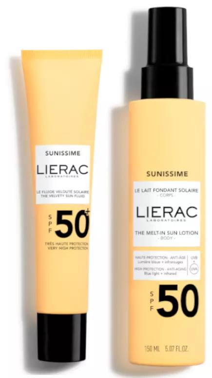 Pacchetto protezione viso e corpo Lierac SPF50+