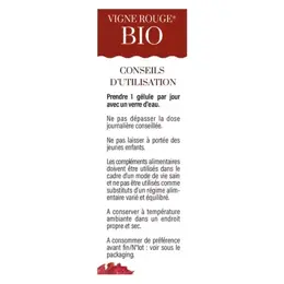 Dayang Vigne Rouge Bio Jambes Légères 15 gélules