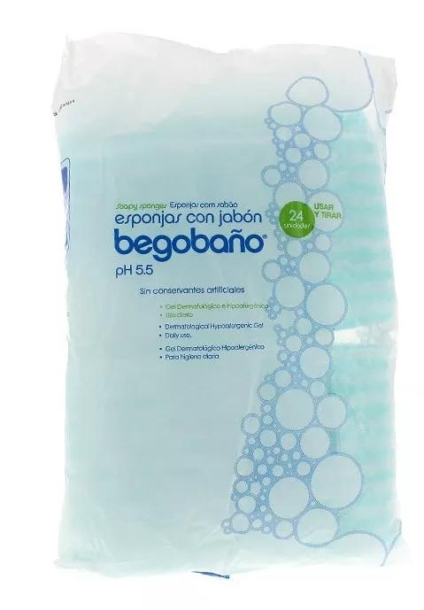 Begobaño Esponjas con Jabón 24 uds