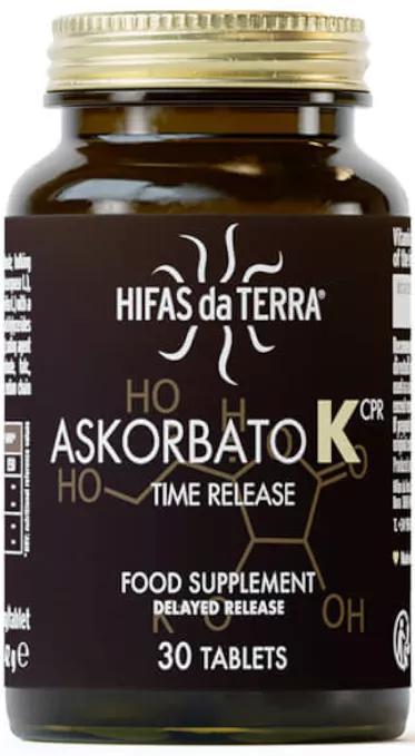 Hifas da Terra Askorbato KCPR Time Release 30 Tabletas