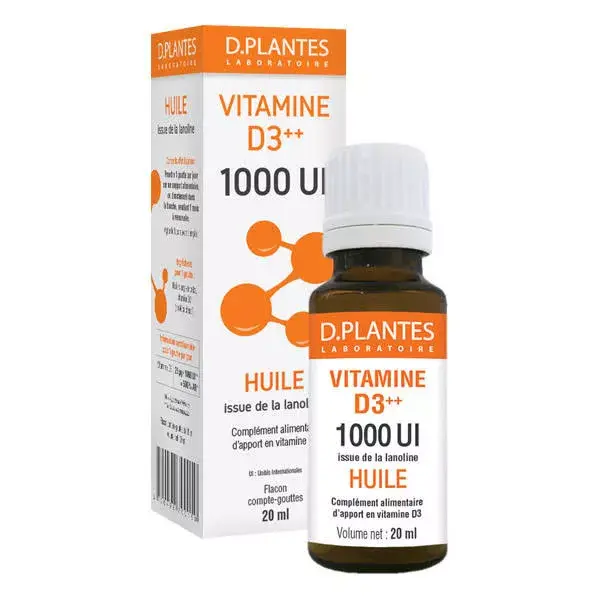 D.Plantes Vitamine D3 1000 UI 20ml