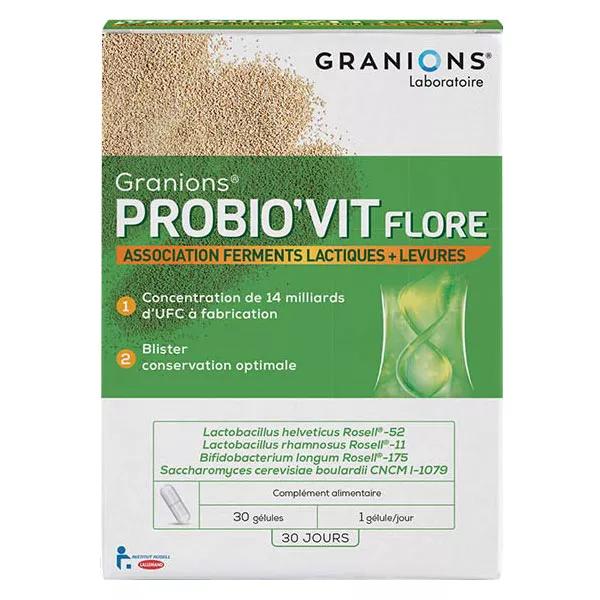 Granions Probio' vive cápsulas flora 30