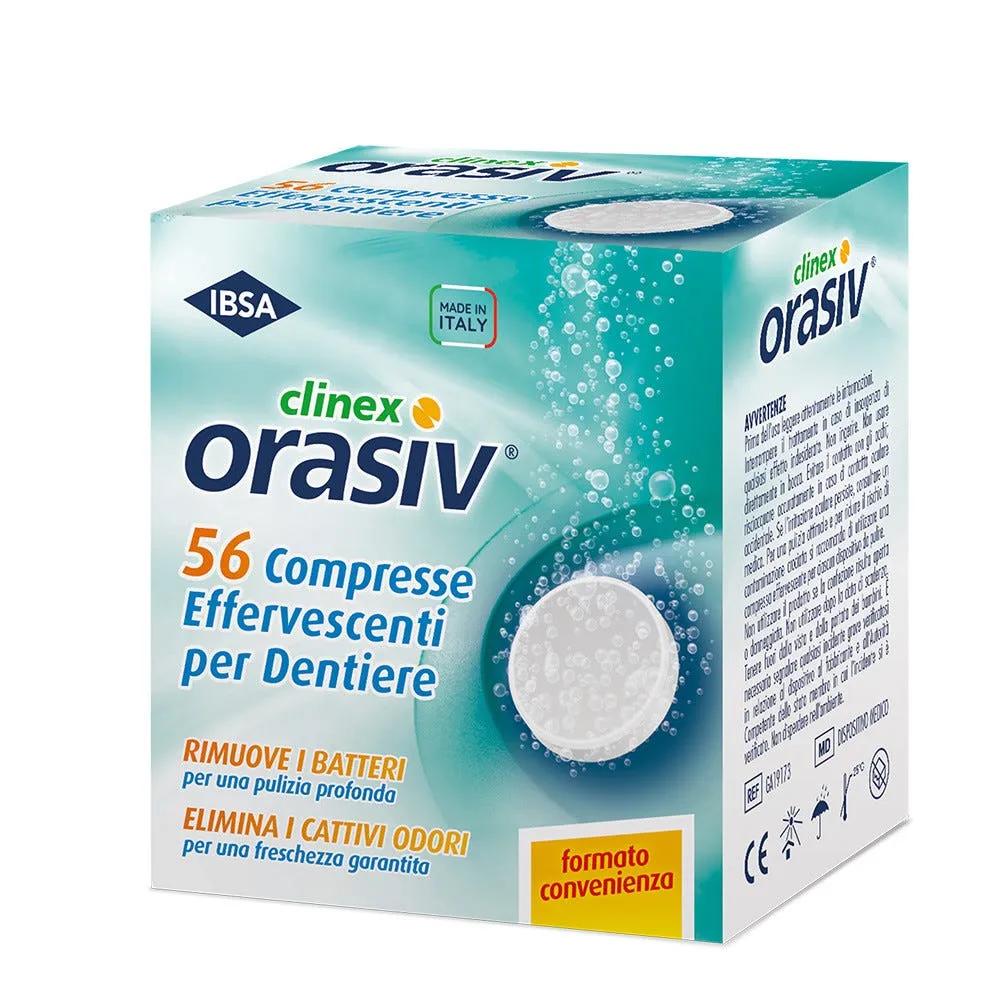 Orasiv Clinex Compresse Effervescenti Protesi Dentale 56 Pezzi