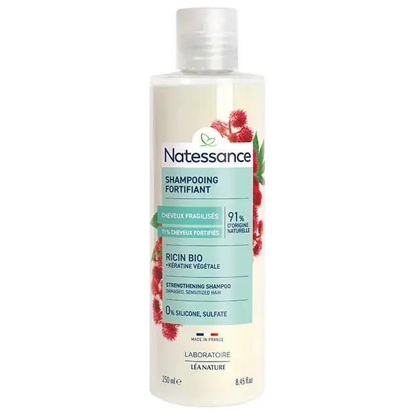 Natessance Shampoing Réparateur Fortifiant Ricin 250ml