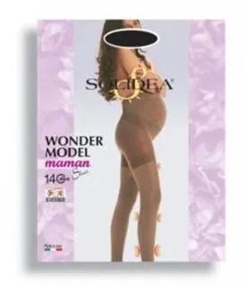 Solidea Wonder Model Maman Sheer 140 DEN Collant Compressivo Colore Sabbia Taglia M