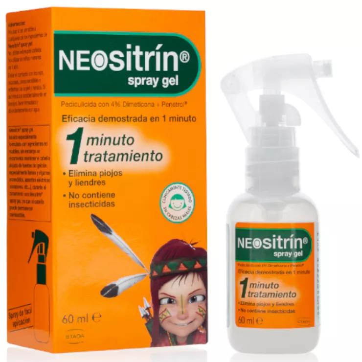 Neositrín Spray Gel Antipiojos 60 ml