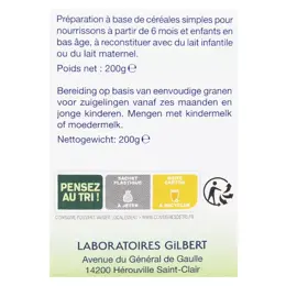 Physiolac Bio Céréales Fruits +6m 200g