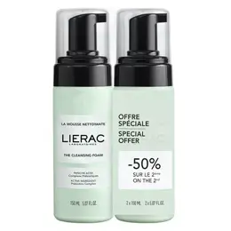 Lierac Le Duo Mousse Nettoyante Lot de 2 x 150ml