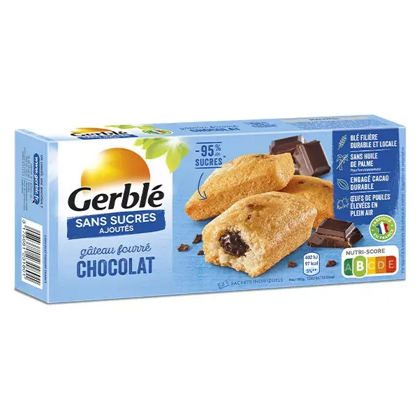 Gerblé No Added Sugar Chocolate Filled Cake 150g