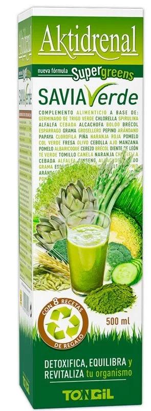 Imagen de Tongil Aktidrenal Savia Verde 500 ml