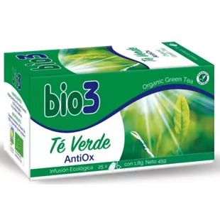 Bio3 Té Verde Ecológico Oriental 25 Bolsitas