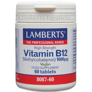 Lamberts Vitamin B12 1000mcg Methylcobalamin 60 Tablets