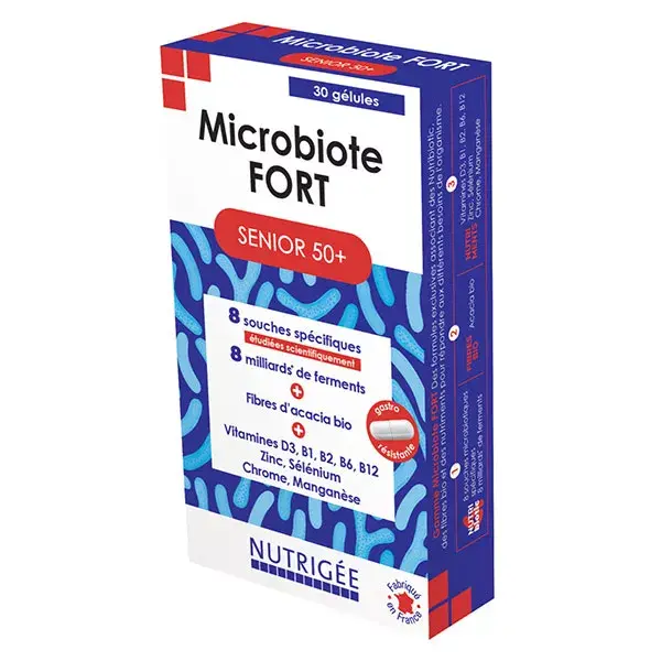 Nutrigée Microbiote FORT SENIOR 50+ 30 gélules