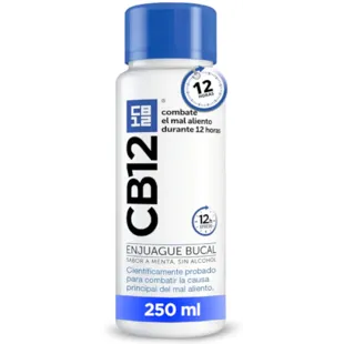 CB12 Bad Breath Mouthwash Mint Flavor 250 ml