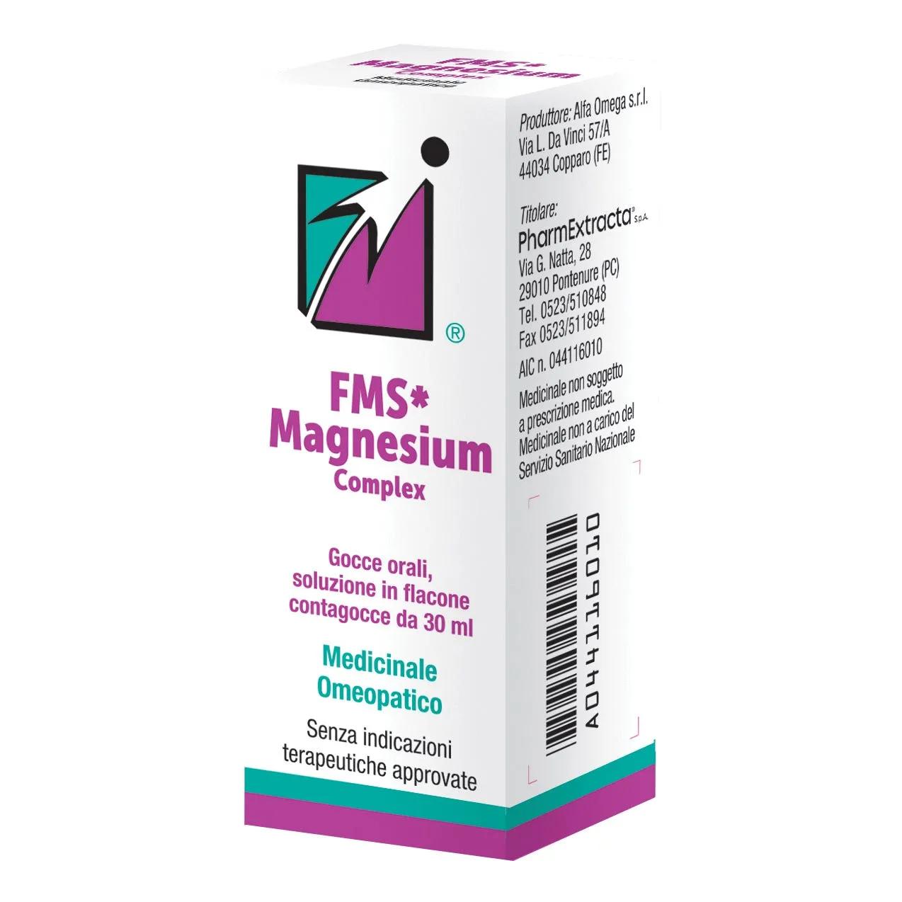 FMS Magnesium Complex Gocce Orali Flacone con Contagocce 30 ml