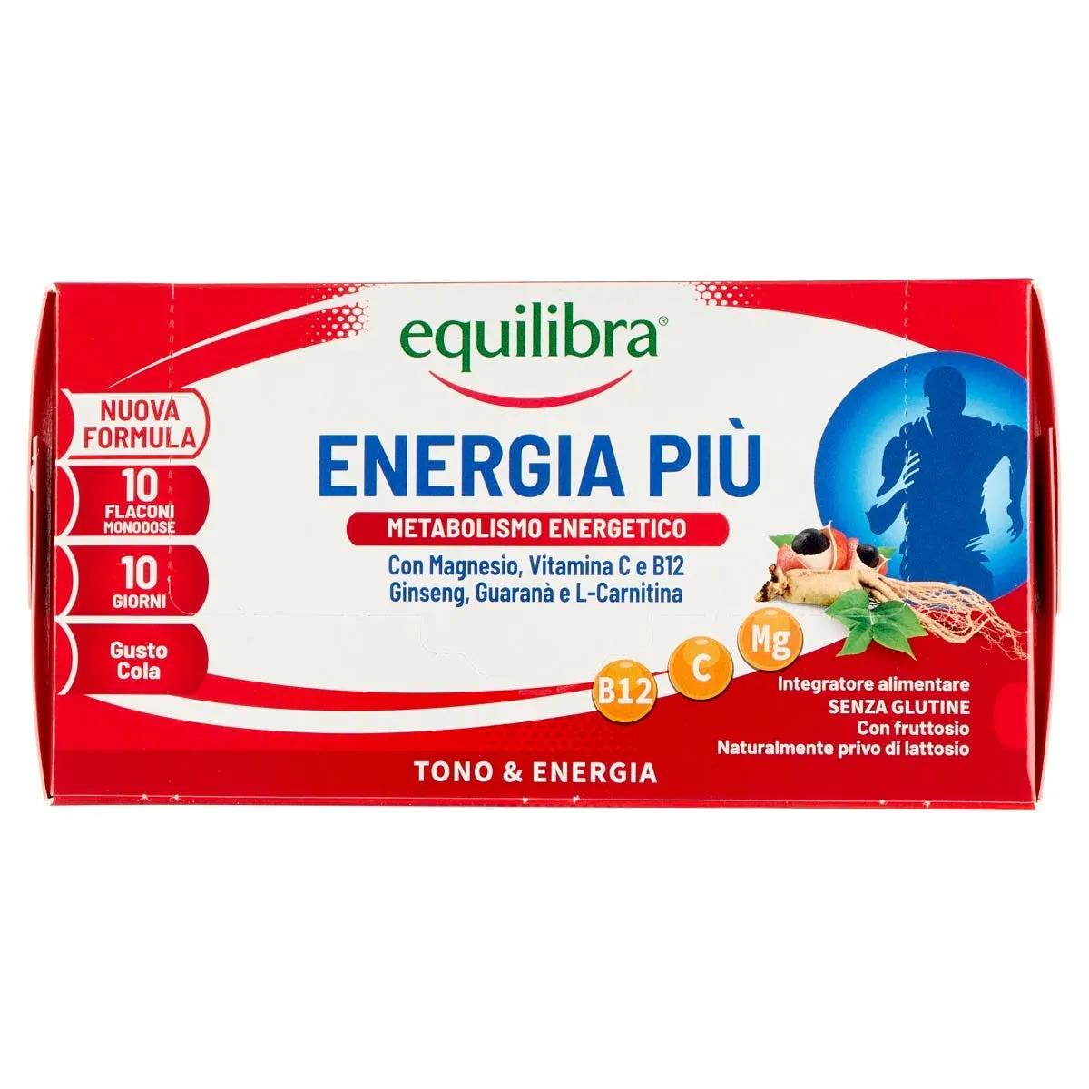 Equilibra Energia Più Integratore Tono & Energia 10 Flaconi