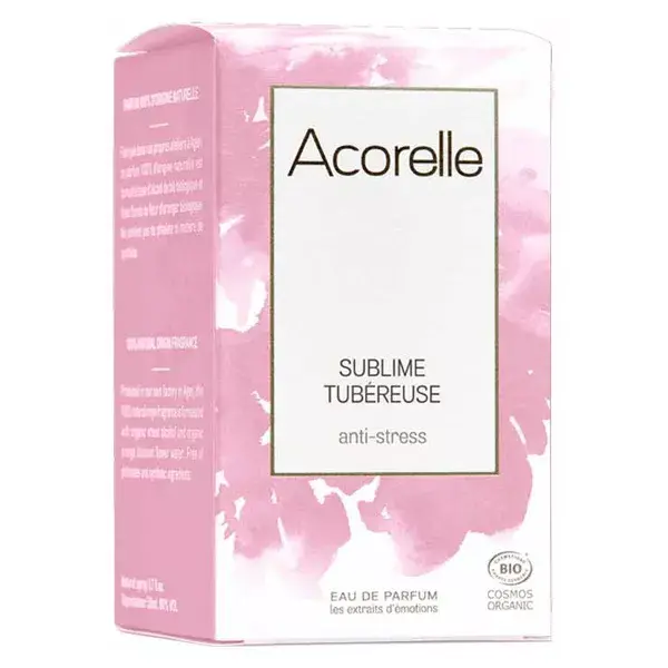 Acorelle Eau de Parfum Sublime Tubéreuse Bio 50ml