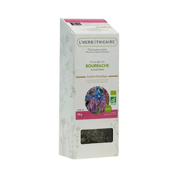 L' Herbothicaire Borage Herbal Tea 50g